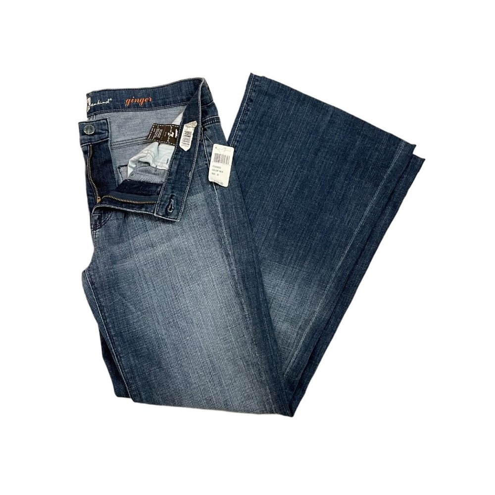 7 For All Mankind Ginger Flare Jeans Size 30 High Rise Stretch Trouser NEW $169